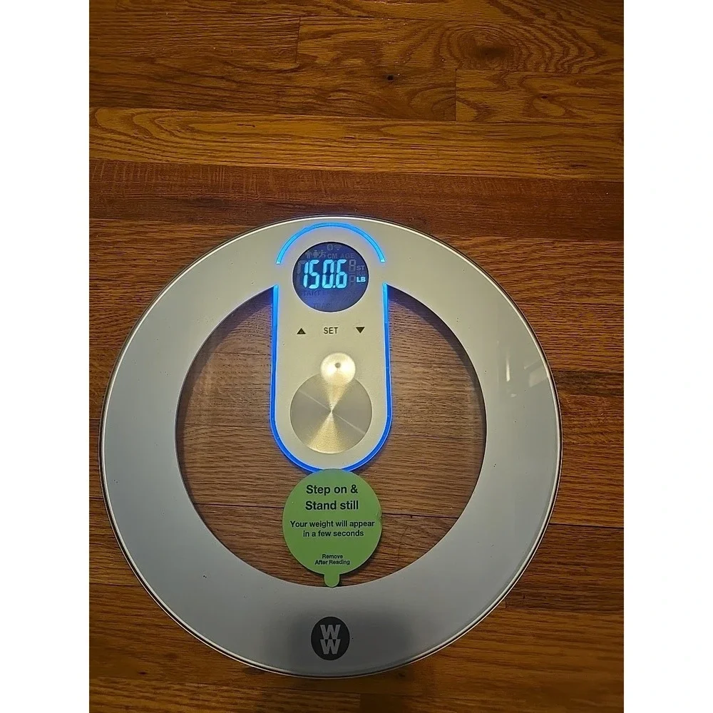 Weight Watchers Digital Glass Scale Weight Tracker‎ b Conair WW206X 400lb Max